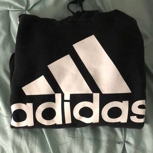 x-large adidas black hoodie